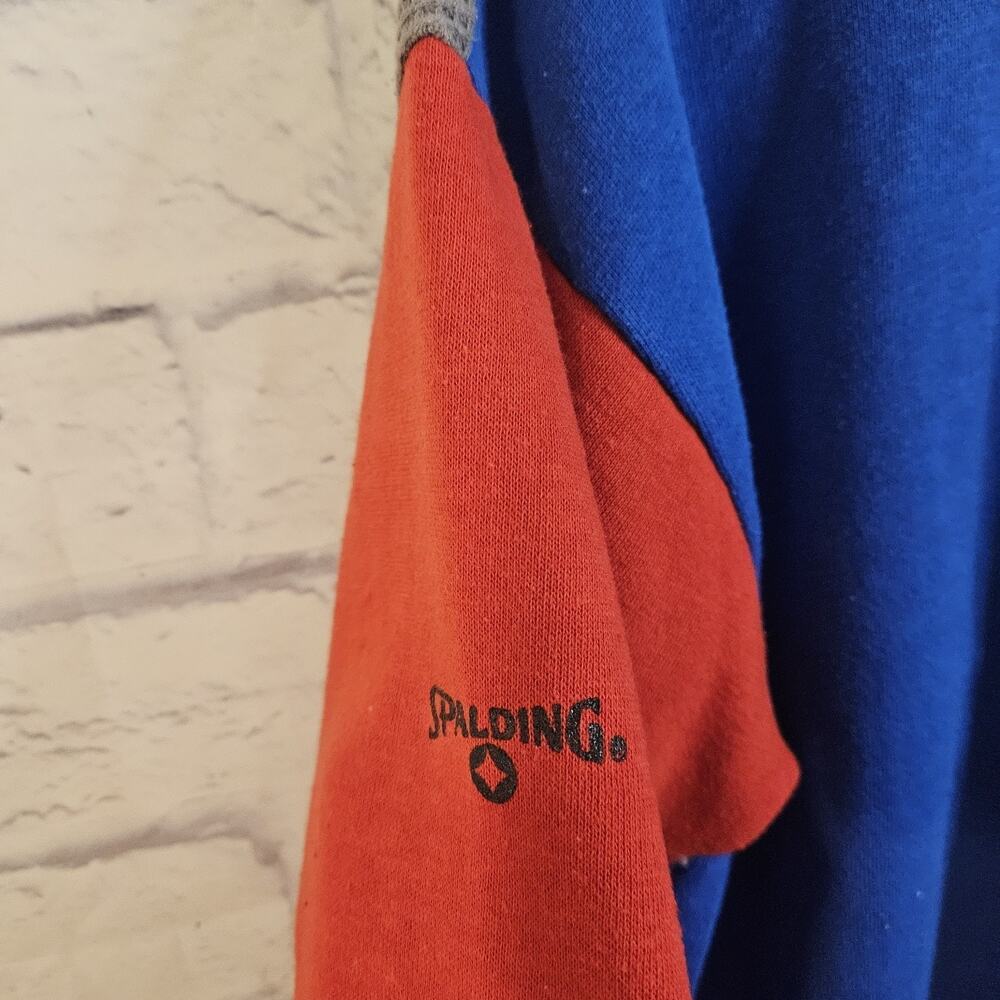 Vintage Spalding Sweatshirt Mens XL Colorblock Crew Neck Active - Picture 2 of 4